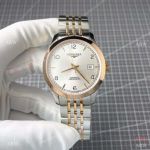 Replica Longines Classic Record 8215 Automatic Watches 2-Tone Rose Gold